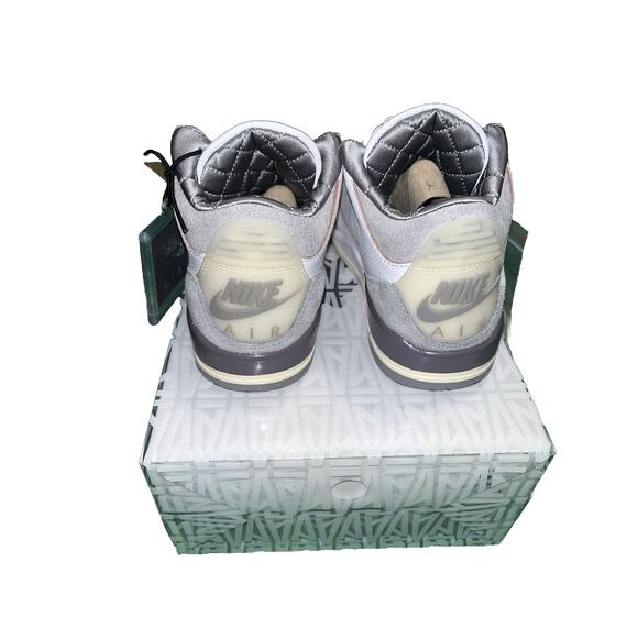 Size 5 - Jordan 3 Retro SP x A Ma Maniere Low Raised By Women W - Picture 3 of 5